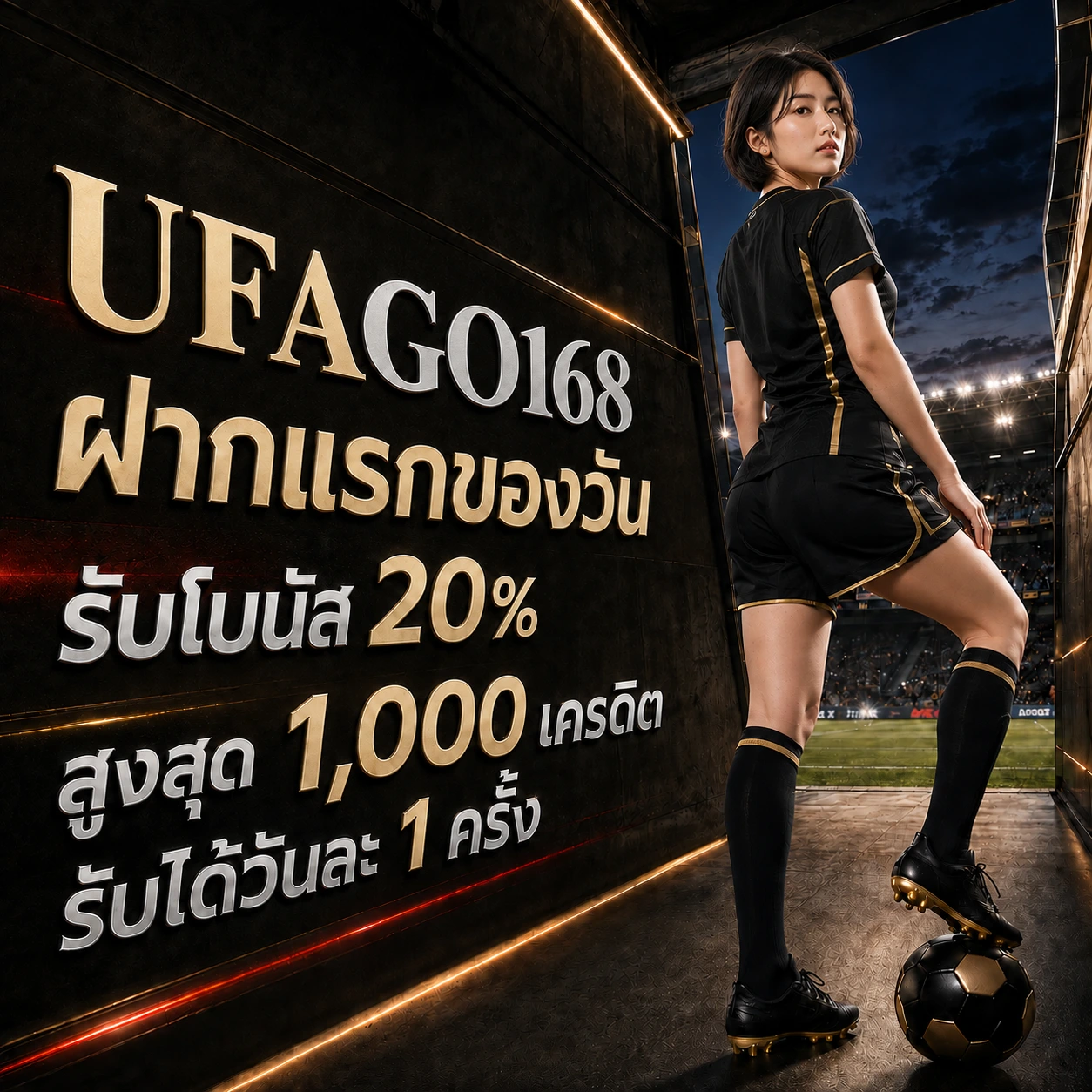 โบนัสฝากเงินครั้งแรกของวัน 20%